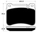 Porterfield Brake Pads for 2011 MERCEDES-BENZ SLK300 Sport Pkg FR SPORT