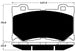 Porterfield Brake Pads for 2015 NISSAN 370Z Sport FR SPORT