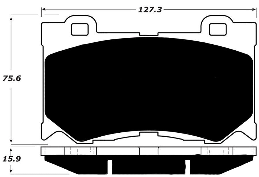 Porterfield Brake Pads for 2015 NISSAN 370Z Sport FR SPORT