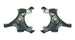 Belltech DROP SPINDLE SET 92-98 GM ST CAB/88-98 EXT CAB Belltech