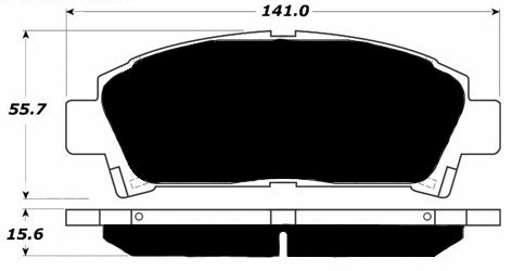 Porterfield Brake Pads for 1995 TOYOTA MR 2 Turbo FR SPORT