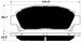 Porterfield Brake Pads for 1995 TOYOTA MR 2 Turbo FR SPORT