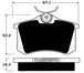 Porterfield Brake Pads for 1989 VOLKSWAGEN SCIROCCO 16 VALVE FR SPORT