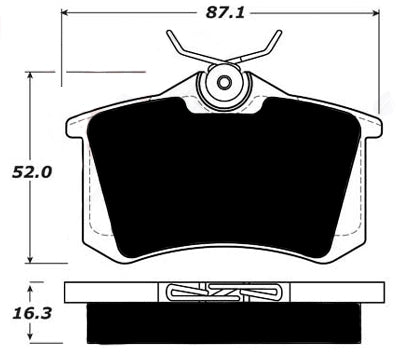 Porterfield Brake Pads for 1989 VOLKSWAGEN SCIROCCO 16 VALVE FR SPORT