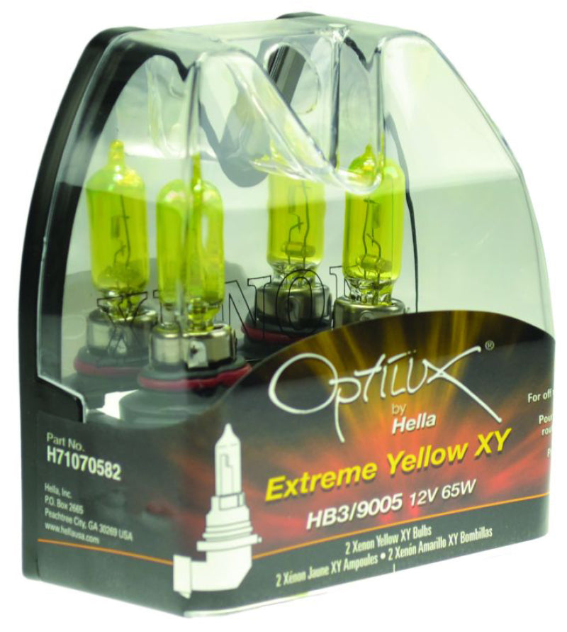 Hella Optilux HB3 9005 12V/65W XY Xenon Yellow Bulb - DFW Speed Syndicate