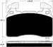 Porterfield Brake Pads for 2017 CADILLAC CTS Performance Brakes 345MM AWD FR SPORT