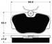 Porterfield Brake Pads for 1990 MERCEDES-BENZ 190E 2.6L w/o ASR FR SPORT