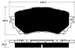 Porterfield Brake Pads for 2014 MAZDA 6 FR SPORT