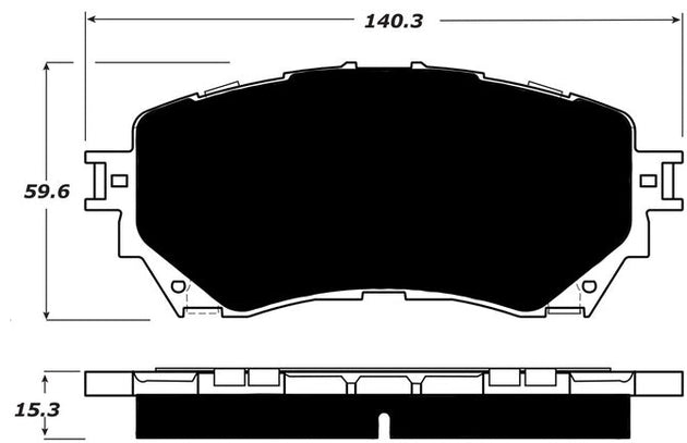 Porterfield Brake Pads for 2015 MAZDA 6 FR SPORT