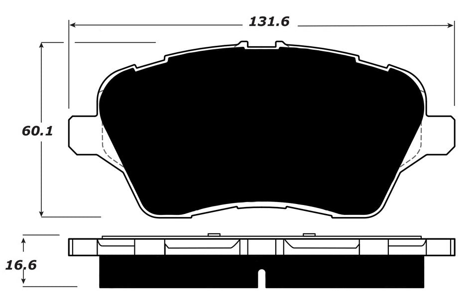 Porterfield Brake Pads for 2018 FORD FIESTA- Rear Disc FR SPORT