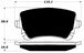 Porterfield Brake Pads for 2016 BENTLEY FLYING SPUR FR SPORT