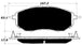 Porterfield Brake Pads for 2015 SUBARU OUTBACK FR SPORT
