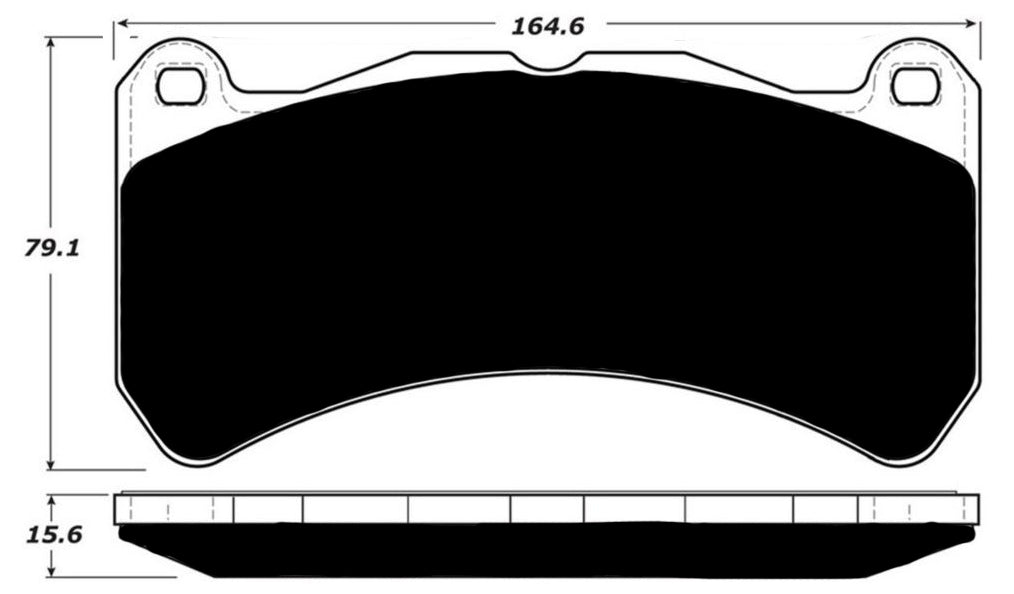Porterfield Brake Pads for 2008 LEXUS IS F FR SPORT