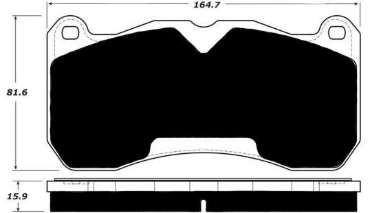 Porterfield Brake Pads for 2013 FORD MUSTANG Shelby GT500 FR SPORT