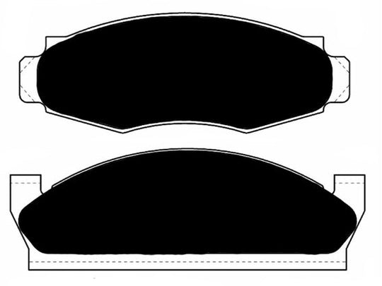 Porterfield Brake Pads for 1980 FORD GRANADA w/Rear Drums FR SPORT