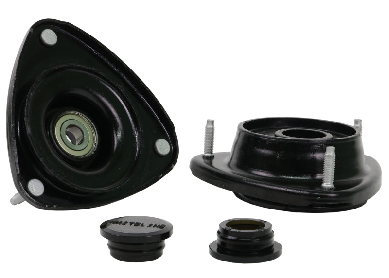 Whiteline 04-07 Subaru WRX/STi / 98-02 Subaru Forester Front Upper Strut Mounts - Offset Assembly - DFW Speed Syndicate