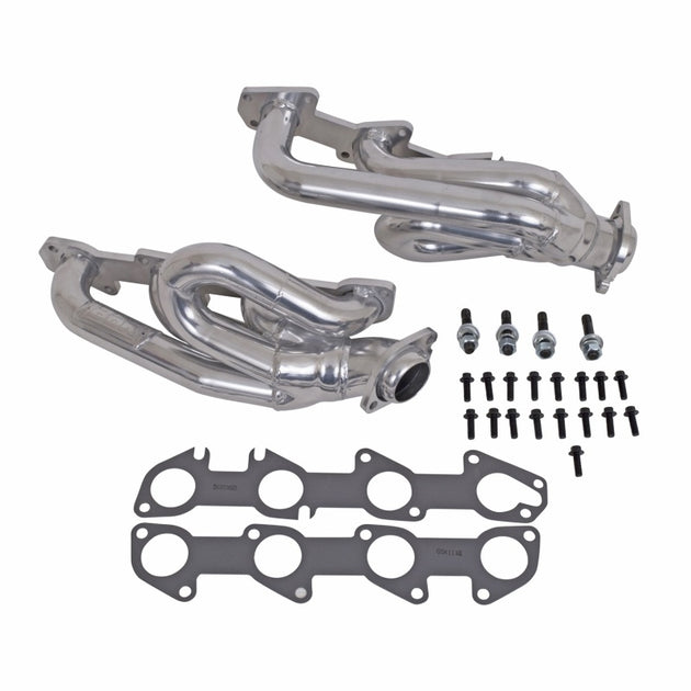 BBK 04-08 Dodge Ram 5.7 Hemi Shorty Tuned Length Exhaust Headers - 1-3/4 Silver Ceramic - DFW Speed Syndicate