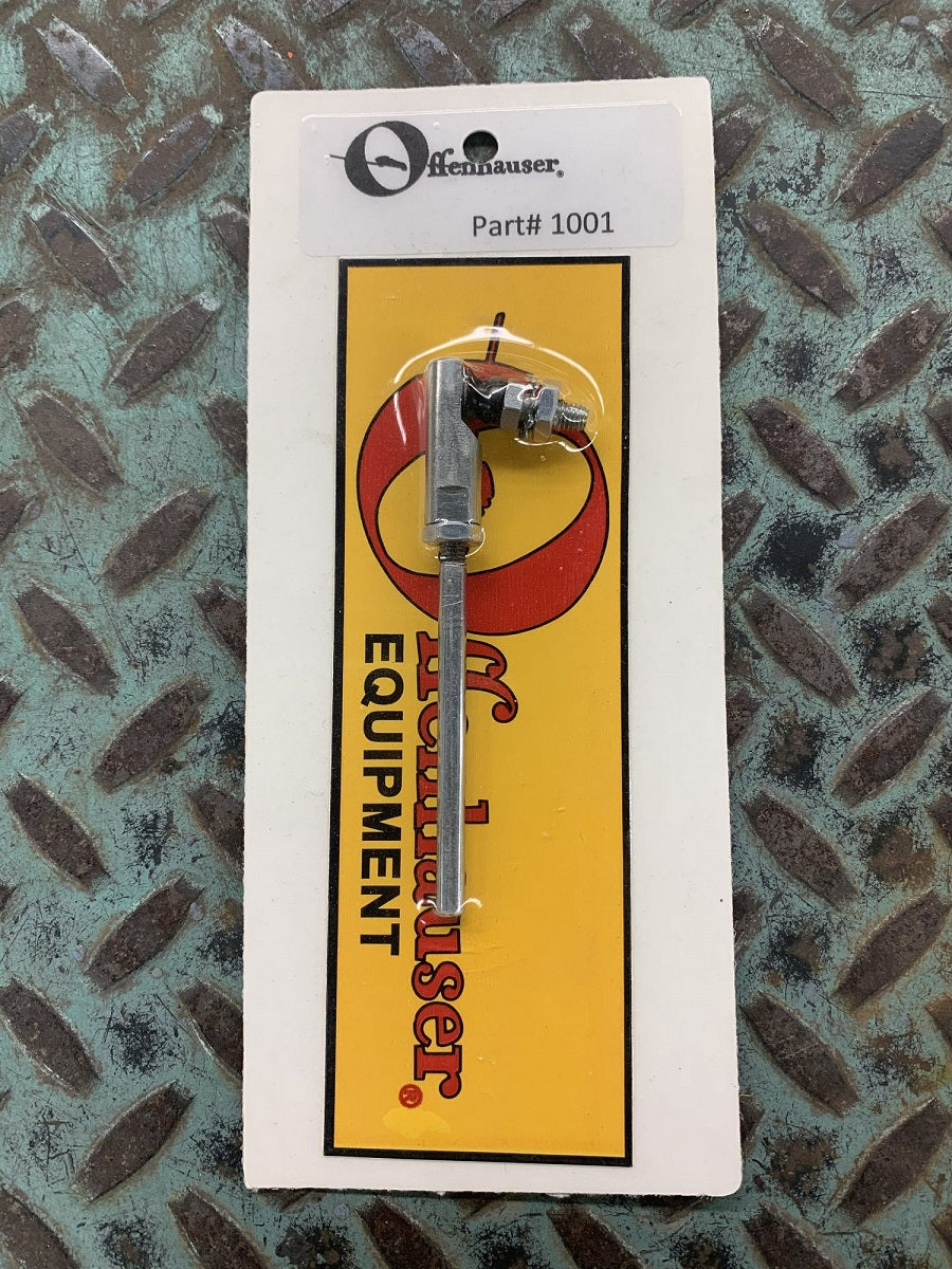 The Offenhauser 1001 is a 3-1/2″ carburetor linkage rod with positive action and no lost motion. DFW Speed Syndicate