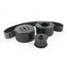 TSP Gilmer Style Pulley Kit; Billet Aluminum; SBC Short Water Pump; Black Top Street Performance