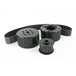 TSP Gilmer Style Pulley Kit; Billet Aluminum; SBC Short Water Pump; Black Top Street Performance