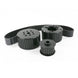 TSP Gilmer Style Pulley Kit; Billet Aluminum; SBC Short Water Pump; Black Top Street Performance