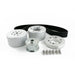 TSP Gilmer Style Pulley Kit; Billet Aluminum; SBM; Satin Top Street Performance