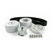 TSP Gilmer Style Pulley Kit; Billet Aluminum; SBM; Satin Top Street Performance