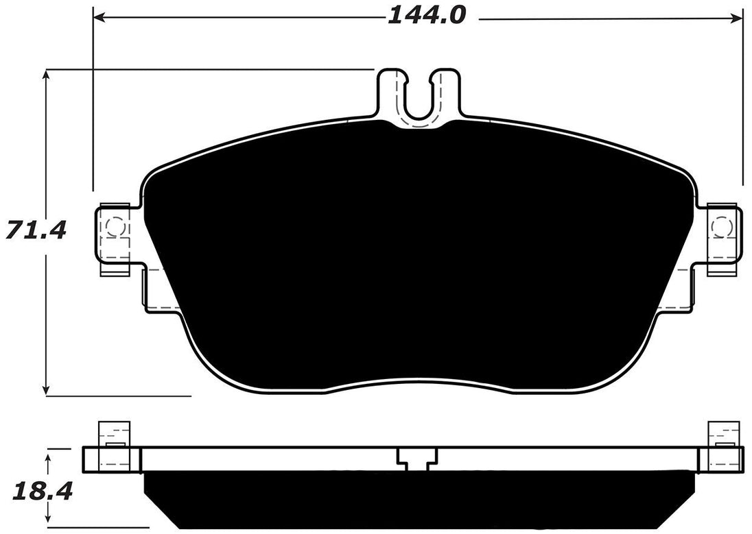 Porterfield Brake Pads for 2016 MERCEDES-BENZ CLA250 FR SPORT