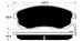 Porterfield Brake Pads for 2015 NISSAN JUKE FR SPORT