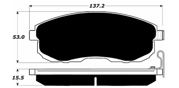 Porterfield Brake Pads for 2013 NISSAN SENTRA CVT FR SPORT