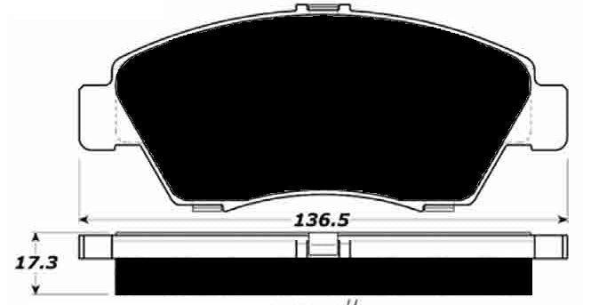 Porterfield Brake Pads for 1996 HONDA CIVIC Del Sol V-TEC FR SPORT