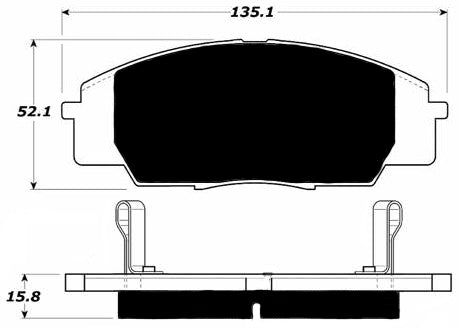 Porterfield Brake Pads for 2000 HONDA S 2000 FR SPORT