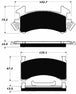 Porterfield Brake Pads for 1984 CADILLAC SEVILLE FR SPORT