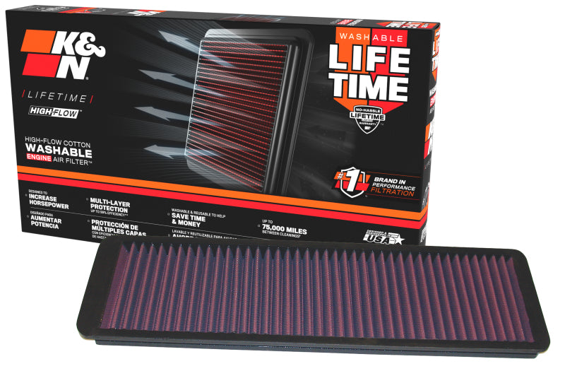 K&N Replacement Air Filter JAGUAR XJS,XKE 1971-80 - DFW Speed Syndicate