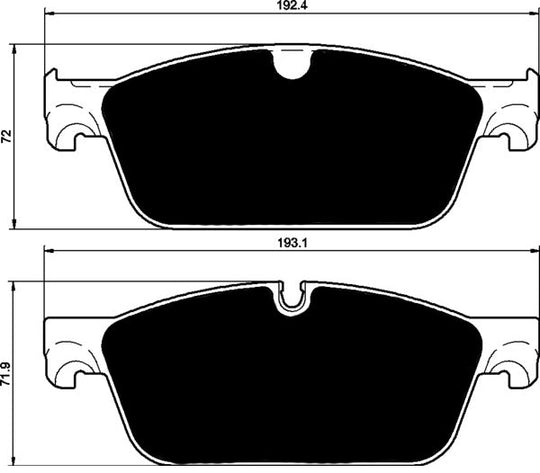 Porterfield Brake Pads for 2013 MERCEDES-BENZ ML63 AMG ARMORED FR SPORT