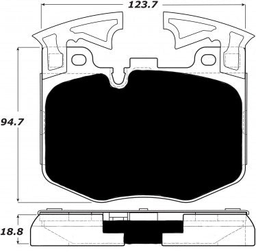 Porterfield Brake Pads for 2017 BMW 530i - Sport M Brakes FR SPORT