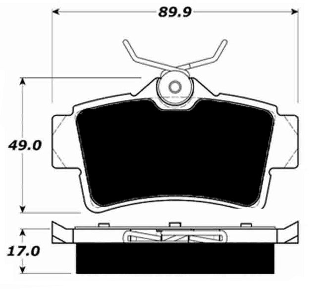 Porterfield Brake Pads for 1996 FORD MUSTANG FR SPORT