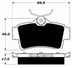 Porterfield Brake Pads for 1996 FORD MUSTANG FR SPORT