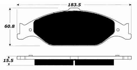 Porterfield Brake Pads for 2001 FORD MUSTANG FR SPORT