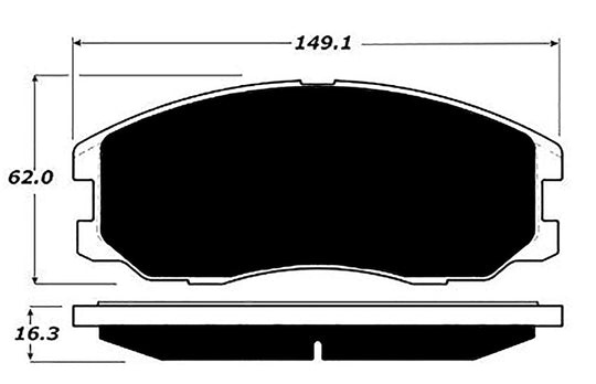 Porterfield Brake Pads for 2017 CHEVROLET EQUINOX FR SPORT