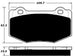 Porterfield Brake Pads for 2016 CHEVROLET CAMARO SS Brembo 4 Piston FR SPORT