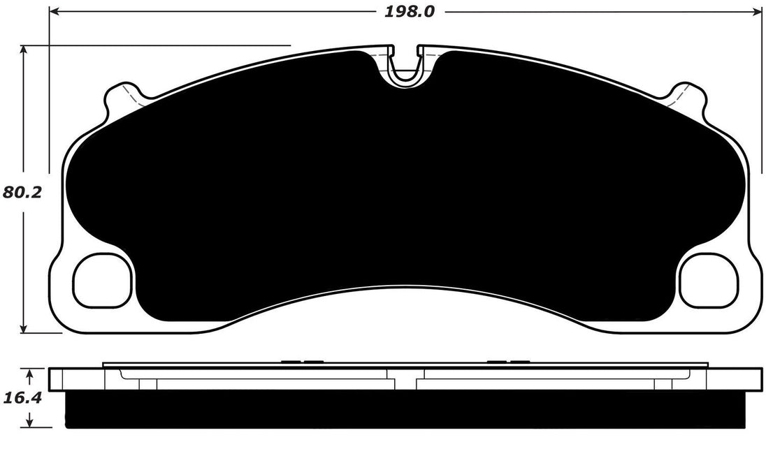 Porterfield Brake Pads for 2015 PORSCHE Cayman GT4 FR SPORT