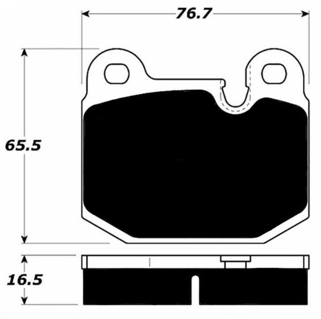 Porterfield Brake Pads for 1984 LOTUS ESPRIT ATE Caliper FR SPORT