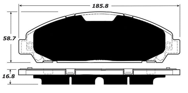 Porterfield Brake Pads for 2017 FORD Mustang 6 Cyl EcoBoost FR SPORT