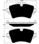 Porterfield Brake Pads for 2015 MINI Cooper S 5 Lug FR SPORT
