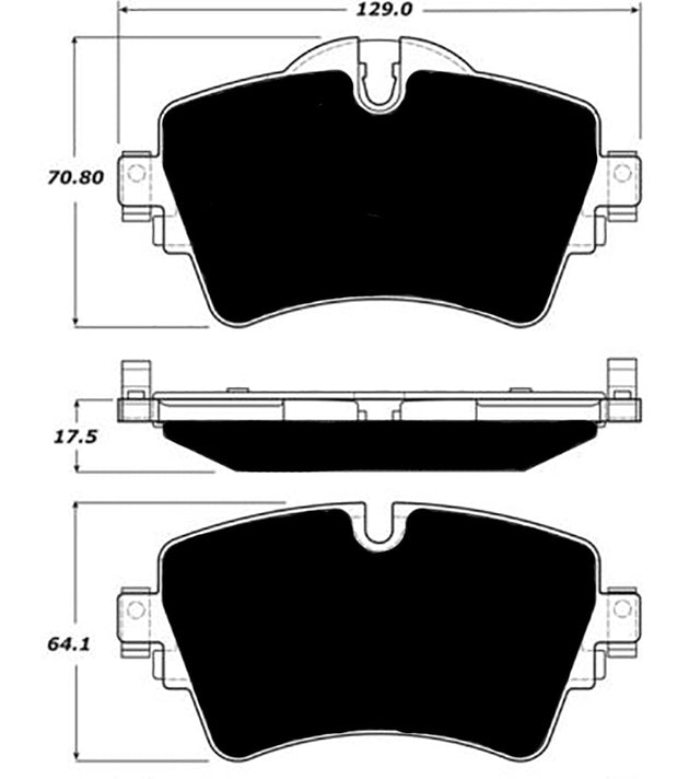 Porterfield Brake Pads for 2016 MINI Cooper S FR SPORT