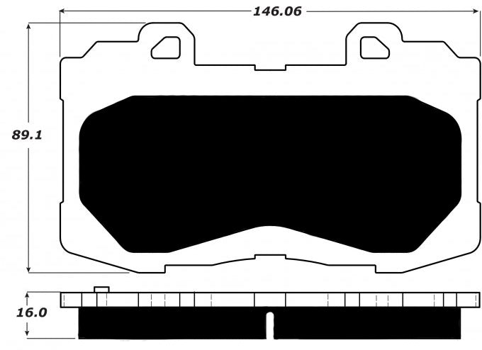 Porterfield Brake Pads for 2015 CHEVROLET COLORADO FR SPORT