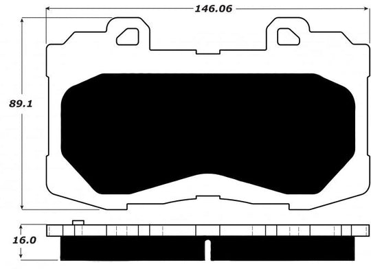 Porterfield Brake Pads for 2017 CHEVROLET COLORADO FR SPORT