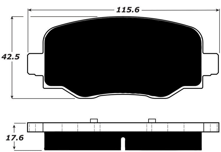 Porterfield Brake Pads for 2016 FIAT 500x FR SPORT