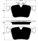 Porterfield Brake Pads for 2016 JAGUAR XE 18" FR SPORT